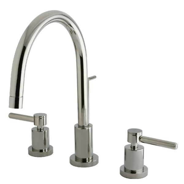 KS8926DL 8" Widespread Bathroom Faucet, Polished Nickel